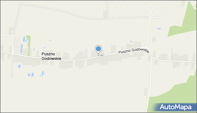Puszno Godowskie, Puszno Godowskie, mapa Puszno Godowskie