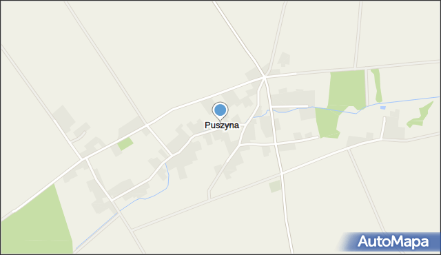 Puszyna, Puszyna, mapa Puszyna