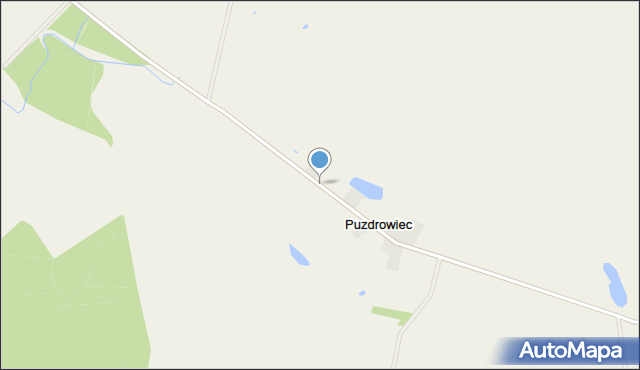 Puzdrowiec, Puzdrowiec, mapa Puzdrowiec