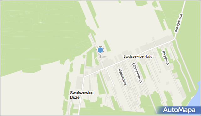 Swolszewice Duże, Purpurowa, mapa Swolszewice Duże