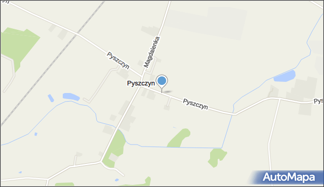 Pyszczyn gmina Dobrcz, Pyszczyn, mapa Pyszczyn gmina Dobrcz