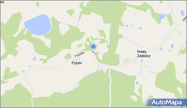 Pyszki, Pyszki, mapa Pyszki