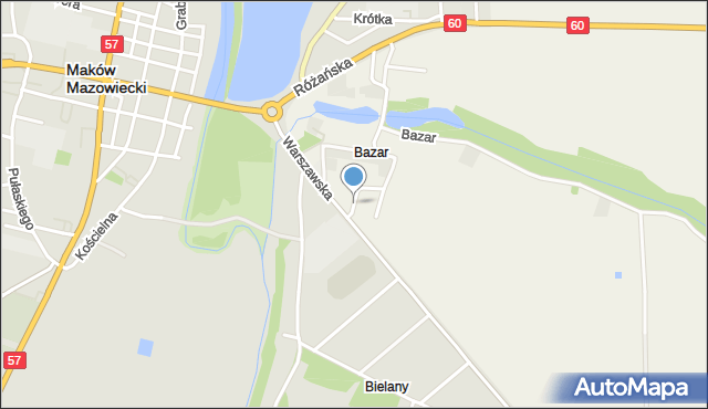 Bazar gmina Szelków, Radosna, mapa Bazar gmina Szelków