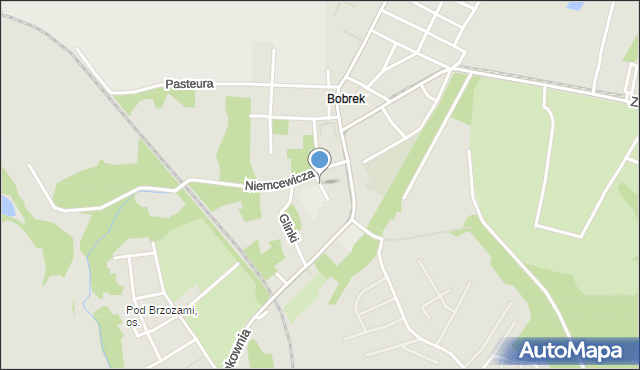 Bytom, Rataja Macieja, mapa Bytomia