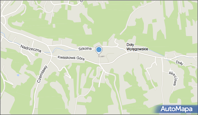 Kazimierz Dolny, Radosna, mapa Kazimierz Dolny
