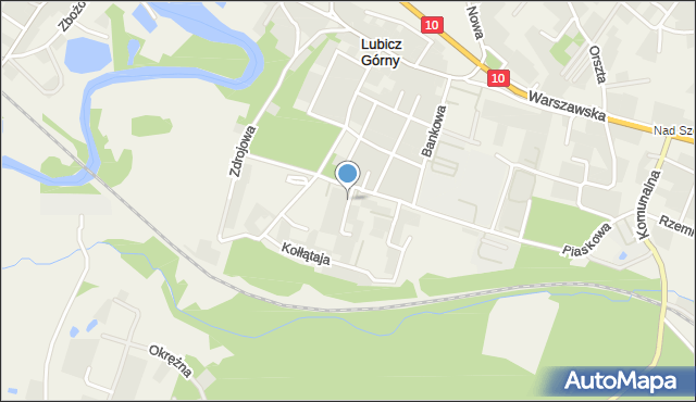 Lubicz Górny, Rataja Macieja, mapa Lubicz Górny