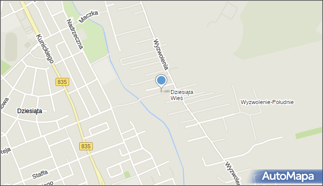 Lublin, Raczyńskiego Edwarda, mapa Lublina