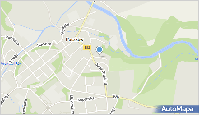 Paczków powiat nyski, Radosna, mapa Paczków powiat nyski