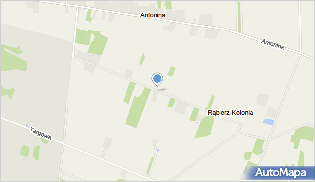 Rąbierz-Kolonia, Rąbierz-Kolonia, mapa Rąbierz-Kolonia