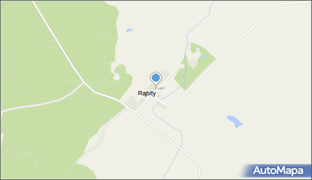 Rąbity, Rąbity, mapa Rąbity