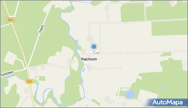 Rachocin, Rachocin, mapa Rachocin