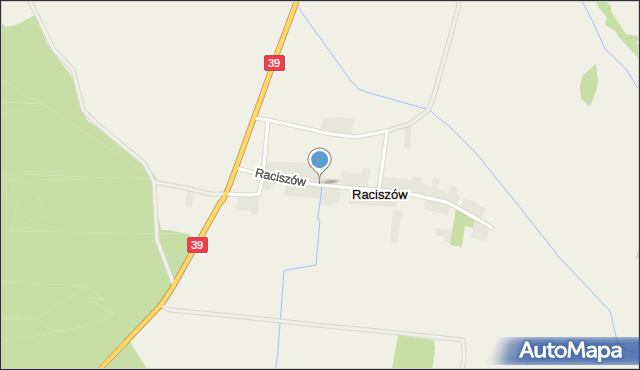 Raciszów, Raciszów, mapa Raciszów