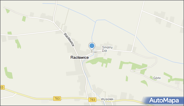 Racławice powiat miechowski, Racławice, mapa Racławice powiat miechowski