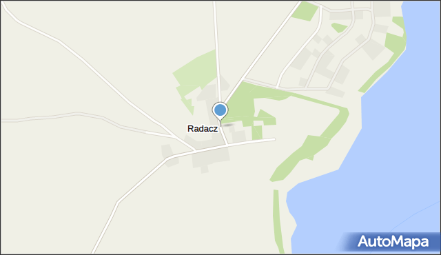 Radacz, Radacz, mapa Radacz