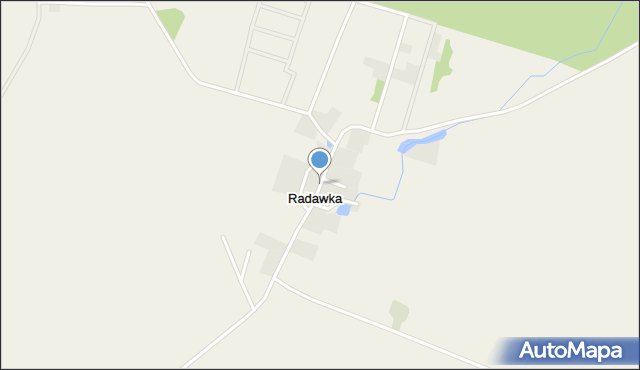 Radawka, Radawka, mapa Radawka