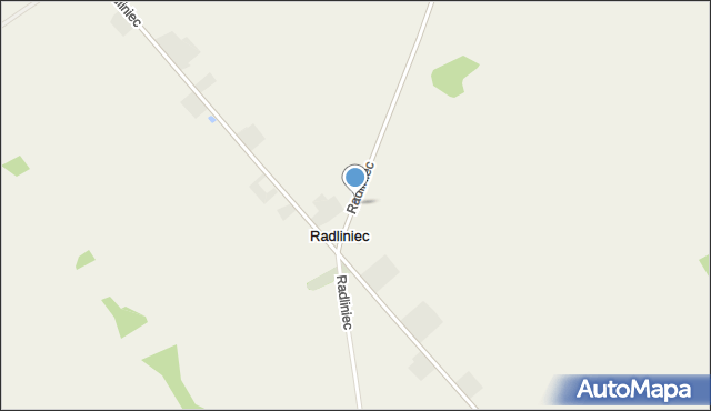 Radliniec, Radliniec, mapa Radliniec