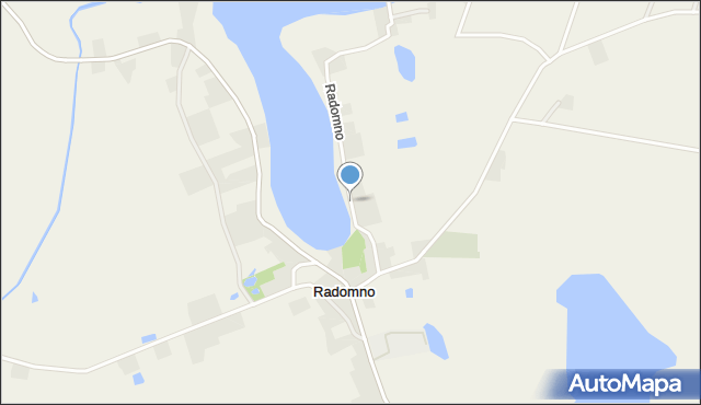 Radomno, Radomno, mapa Radomno