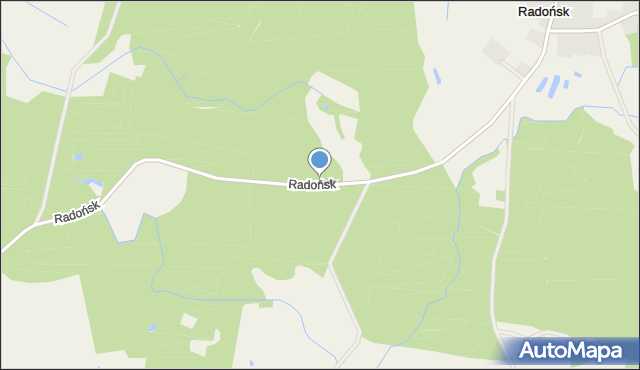 Radońsk, Radońsk, mapa Radońsk