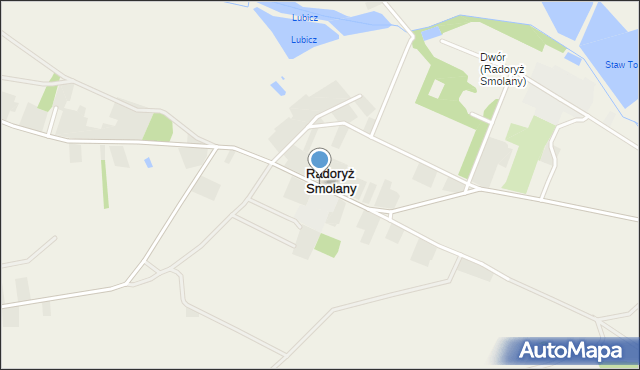 Radoryż Smolany, Radoryż Smolany, mapa Radoryż Smolany