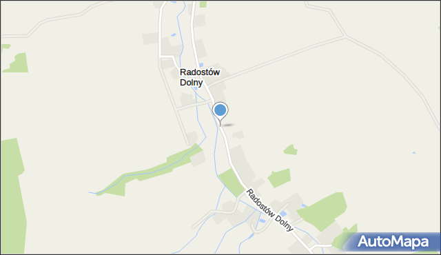 Radostów Dolny, Radostów Dolny, mapa Radostów Dolny