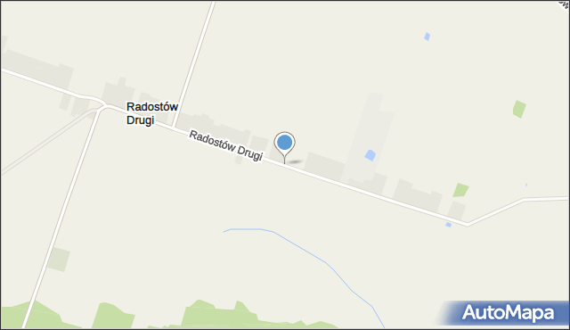 Radostów Drugi, Radostów Drugi, mapa Radostów Drugi