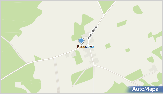 Radostowo gmina Rozogi, Radostowo, mapa Radostowo gmina Rozogi