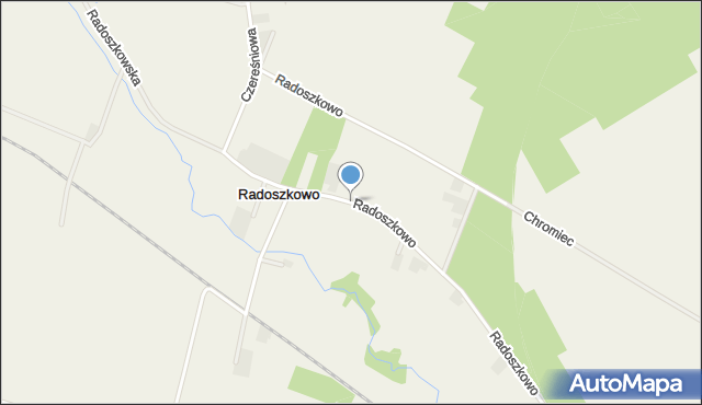 Radoszkowo, Radoszkowo, mapa Radoszkowo