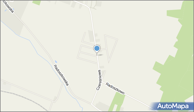 Radoszkowo Drugie, Radoszkowo Drugie, mapa Radoszkowo Drugie