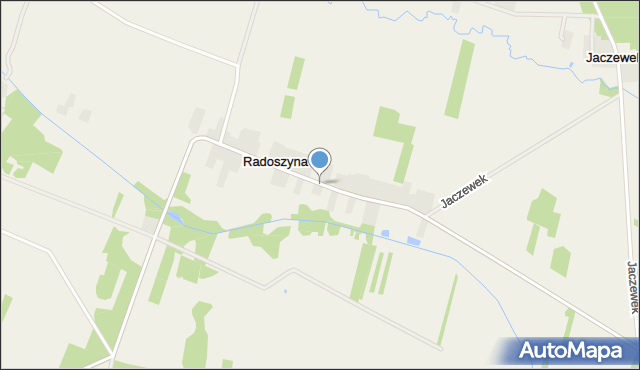 Radoszyna, Radoszyna, mapa Radoszyna