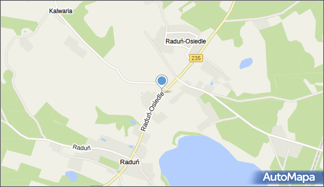 Raduń-Osiedle, Raduń-Osiedle, mapa Raduń-Osiedle