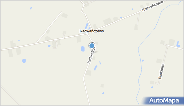 Radwańczewo, Radwańczewo, mapa Radwańczewo