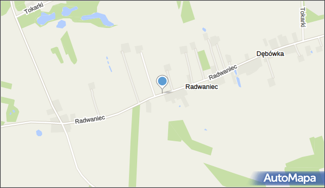 Radwaniec, Radwaniec, mapa Radwaniec