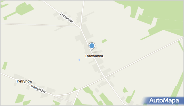 Radwanka, Radwanka, mapa Radwanka