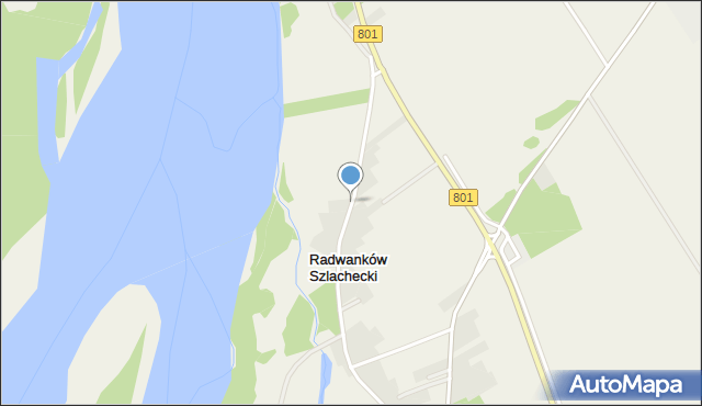 Radwanków Szlachecki, Radwanków Szlachecki, mapa Radwanków Szlachecki