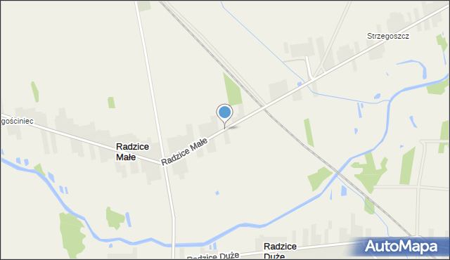 Radzice Małe, Radzice Małe, mapa Radzice Małe