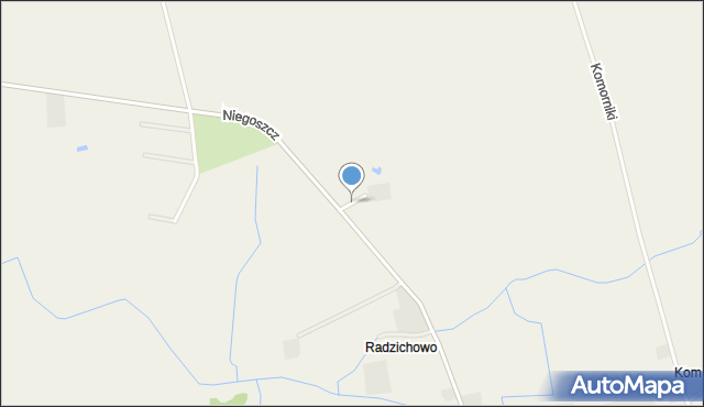 Radzichowo, Radzichowo, mapa Radzichowo