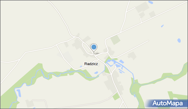 Radzicz, Radzicz, mapa Radzicz