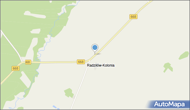 Radziłów-Kolonia, Radziłów-Kolonia, mapa Radziłów-Kolonia