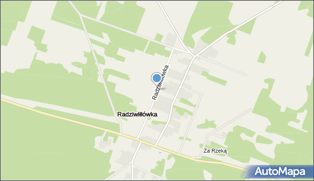 Radziwiłłówka, Radziwiłłówka, mapa Radziwiłłówka