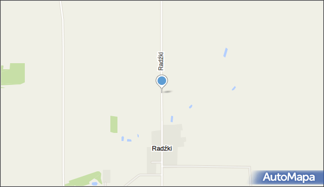 Radźki, Radźki, mapa Radźki