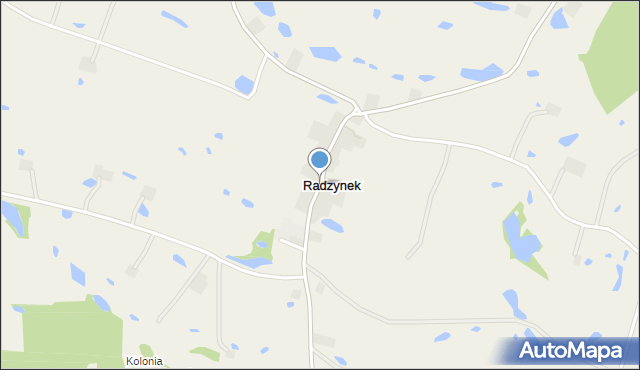 Radzynek, Radzynek, mapa Radzynek