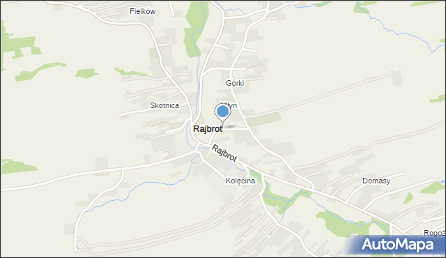 Rajbrot, Rajbrot, mapa Rajbrot