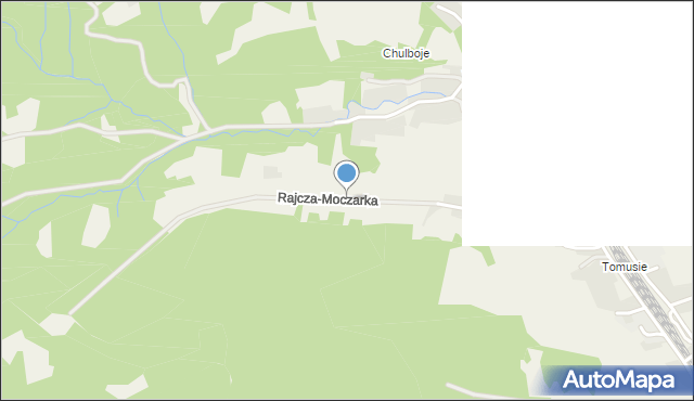 Rajcza, Rajcza-Moczarka, mapa Rajcza