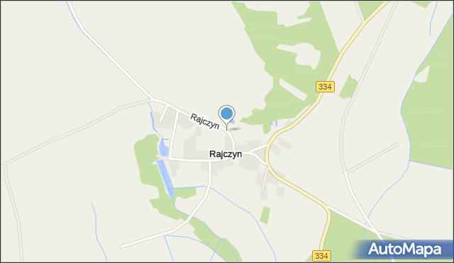 Rajczyn, Rajczyn, mapa Rajczyn