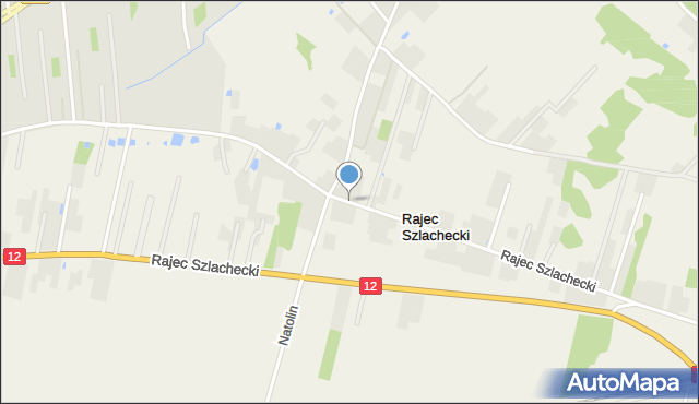 Rajec Szlachecki, Rajec Szlachecki, mapa Rajec Szlachecki