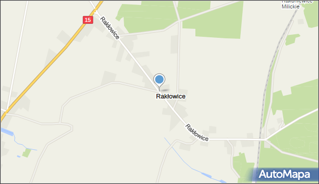 Rakłowice, Rakłowice, mapa Rakłowice