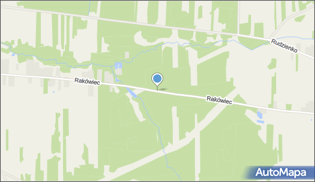 Rakówiec, Rakówiec, mapa Rakówiec