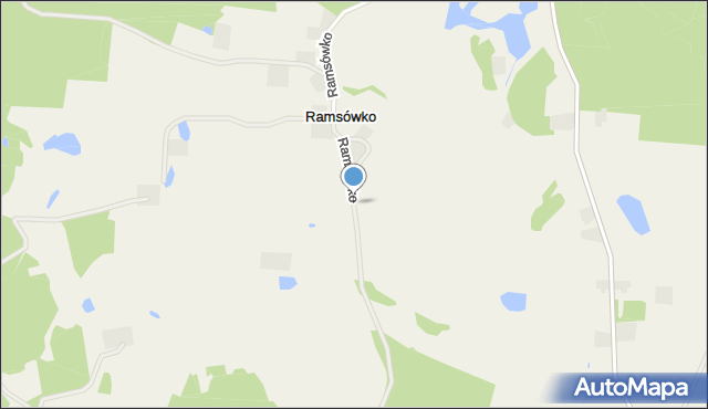 Ramsówko, Ramsówko, mapa Ramsówko