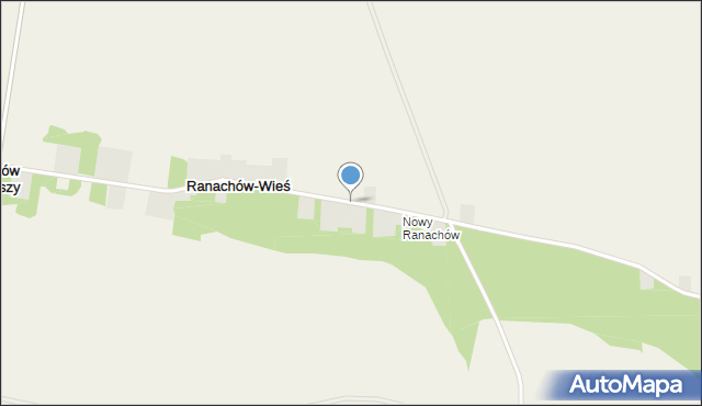 Ranachów-Wieś, Ranachów-Wieś, mapa Ranachów-Wieś