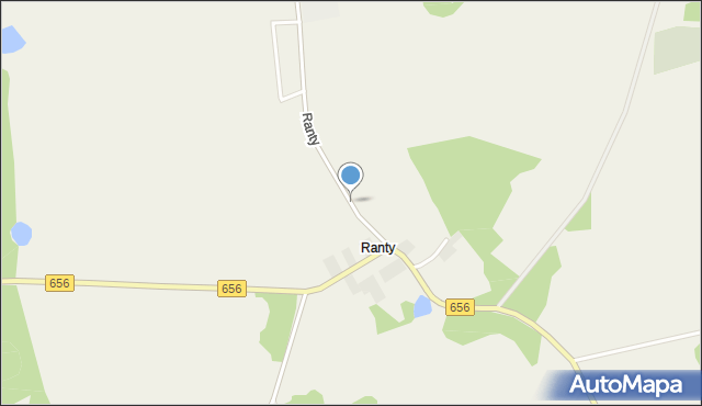 Ranty, Ranty, mapa Ranty